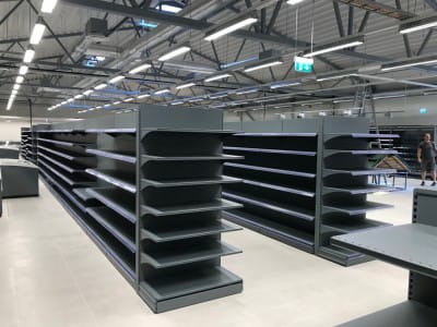 VVN team leverte leveringsutstyr og monteringsarbeider i den nye butikken til butikkjeden "TOP" i Sigulda.8